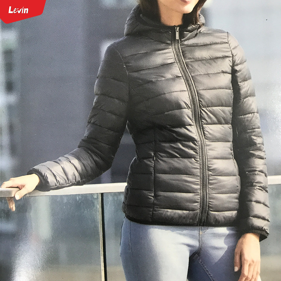 Womens Winter Windproof Hooded Padded Jacket