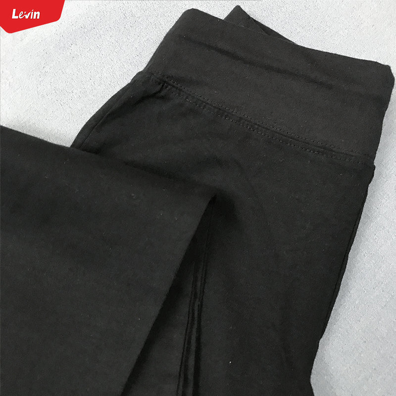 Women’s Cotton High Waisted Wide Leg Workout Yoga Pants