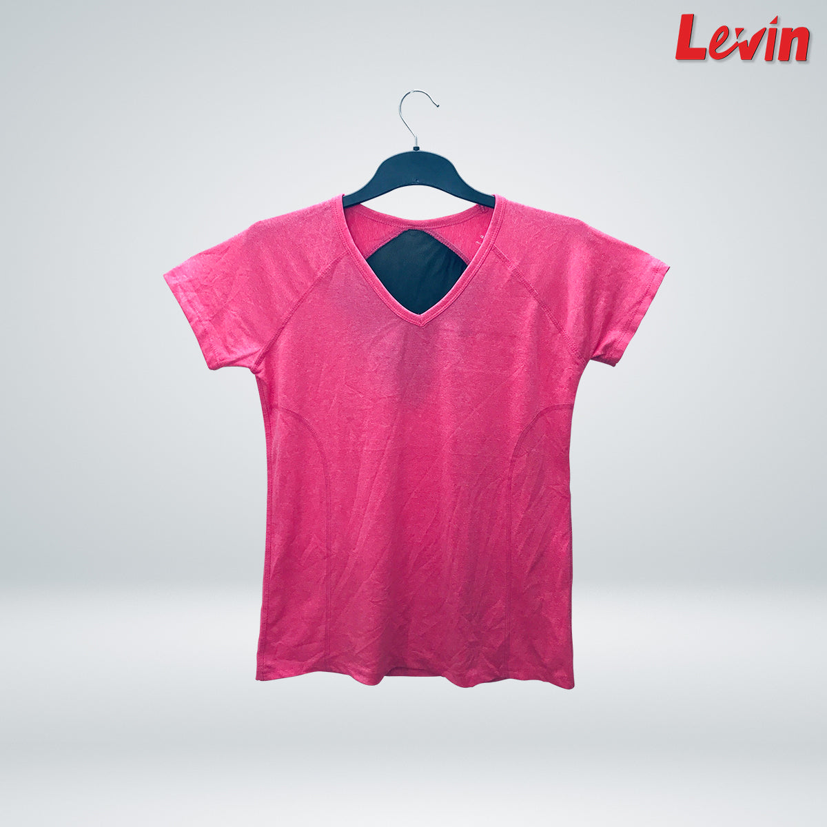 Women's Short Sleeve V-Neck Sports Gym T-Shirt