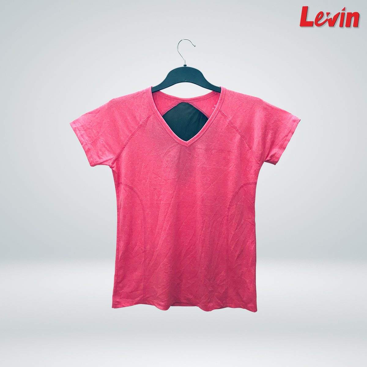 Women's Short Sleeve V-Neck Sports Gym T-Shirt