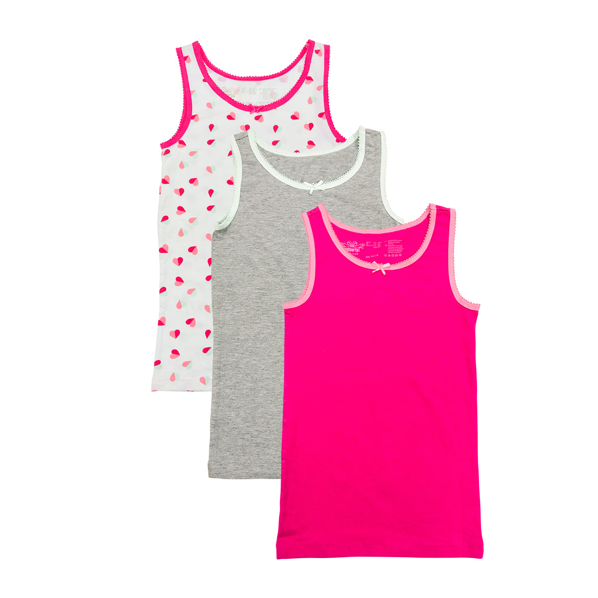 Girls Comfortable Cotton Casual Scoop Neck Sleeveless Tank top