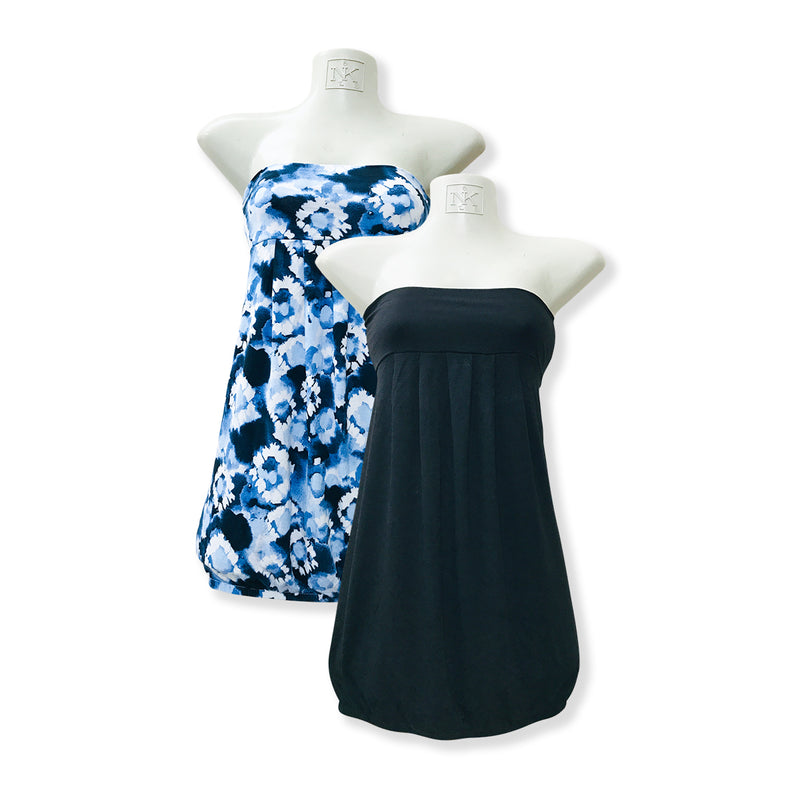 Women's Off Shoulder Cotton Boob tube top Mini Dress
