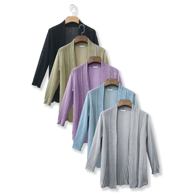 Women’s Lightweight Long Sleeve Open Front Long Cardigan Shrug