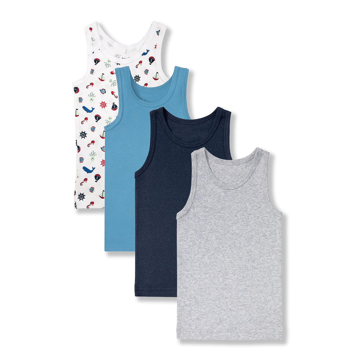 Baby boys summer friendly cotton sleeveless tank top