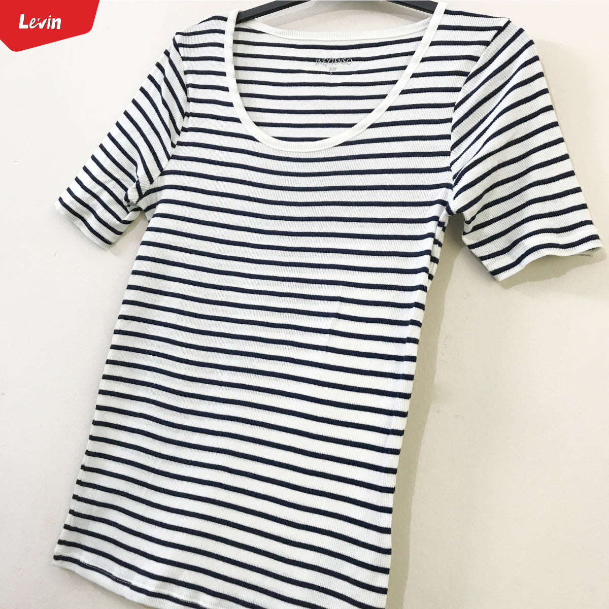 Women’s Cotton Ribbed Fitted  Scoop Neck T-Shirts