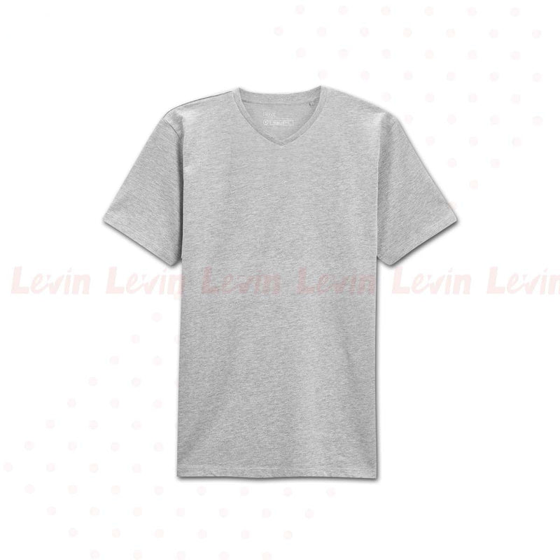 Men V Neck Cotton T Shirt Half Sleeve Basic T-shirt