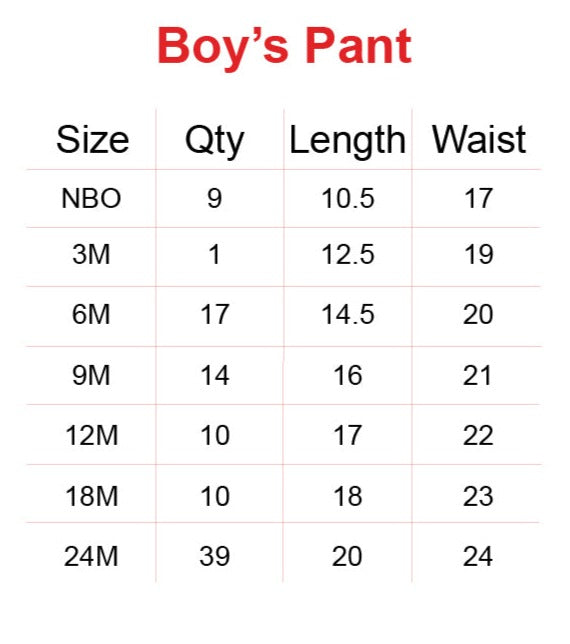 Boys Cotton Elastic Waist Chino Pant